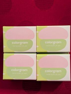 4 Colorgram Tintin Dory Lip Jam - Shine Muscat Jam Bundle Of 4 Clear Lipgloss 🆕